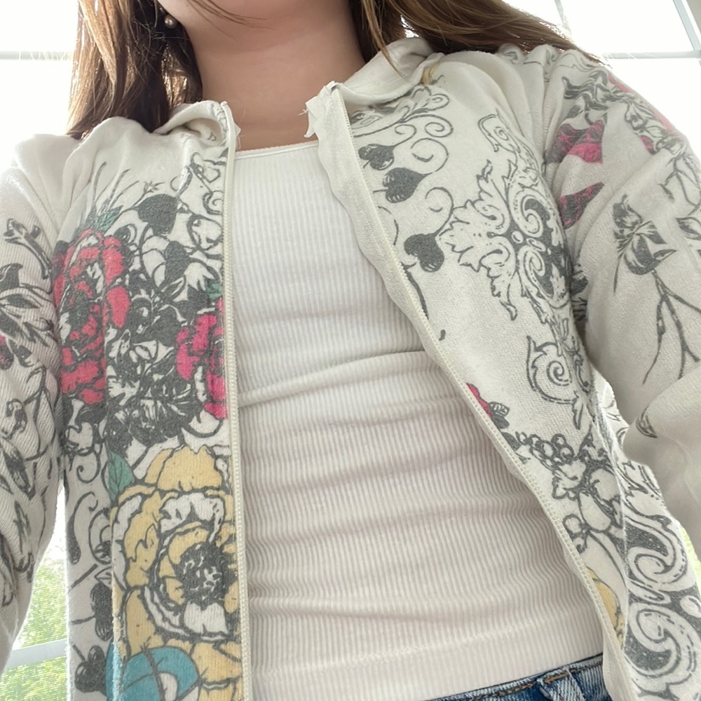 It’s a light weight floral jacket